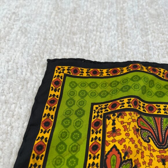 Vintage Echo Geometric Square Scarf - Picture 8 of 9